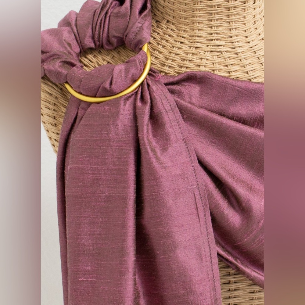 Sakura Bloom Simple Silk Ring Sling in Tourmaline